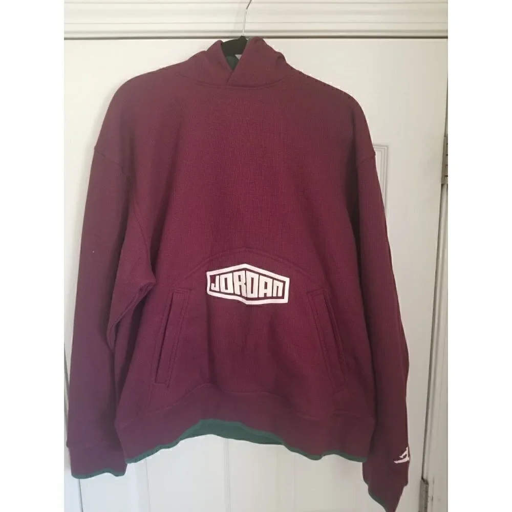 JORDAN Sport‎ DNA Men's Pullover Hoodie  Size: Large  Color: Bordeaux/Whi…